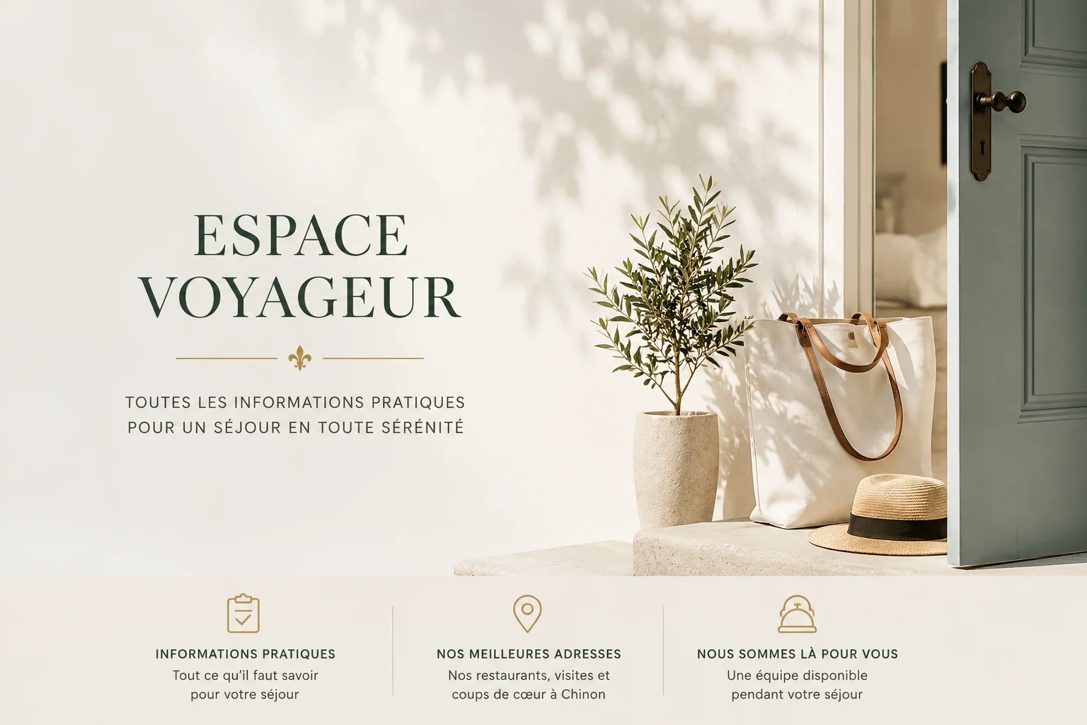 Espace Voyageur — toutes les informations pratiques pour un séjour en toute sérénité